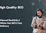 build white hat SEO backlinks manually
